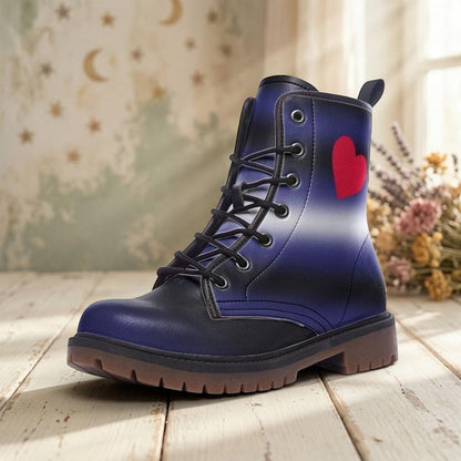 LGBTQ Rainbow Vegan Leather Boots, Pride Parade