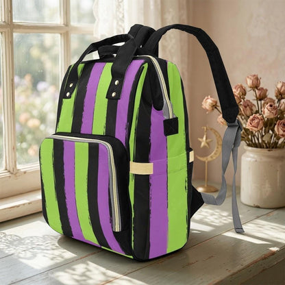 Halloween Diaper Bag, Spooky Mom Backpack, Nursery Organizer, Baby Travel Bag