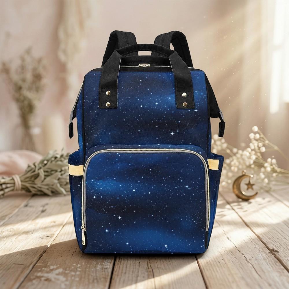 Diaper Bag Backpack, Starry Baby Travel Bag, Galaxy Mom Backpack