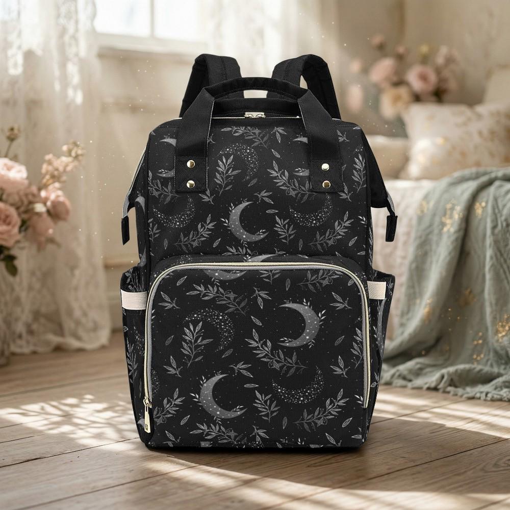 Black Celestial Diaper Backpack