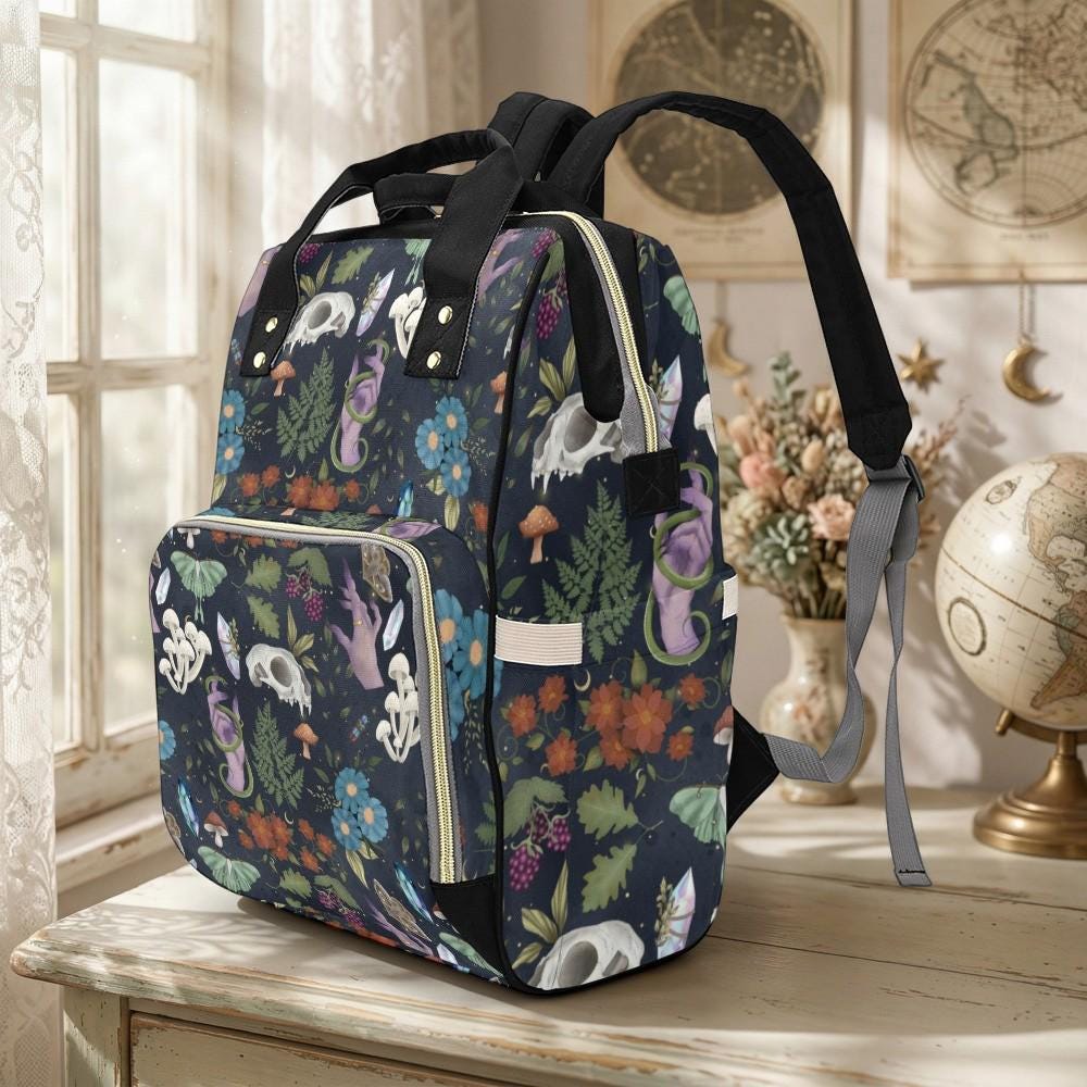 Woodland Mushroom Diaper Backpack