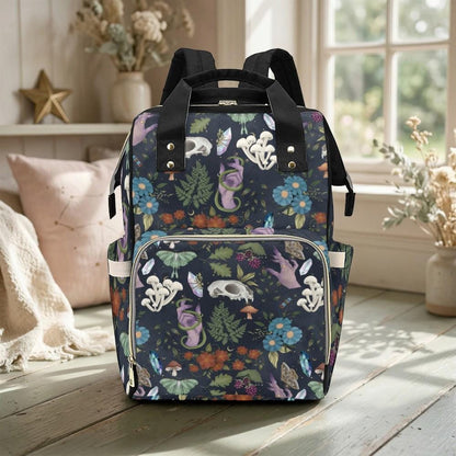 Woodland Mushroom Diaper Backpack