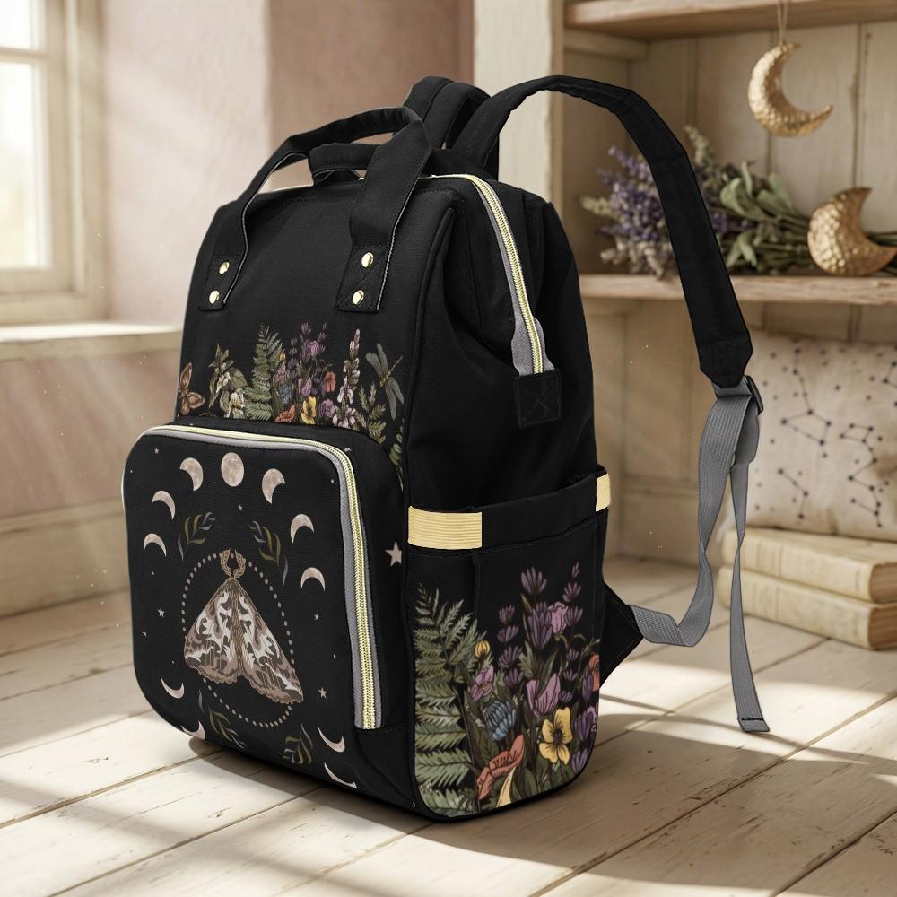 Celestial Moth Backpack, Handbag & Wallet