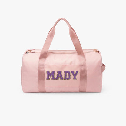 1391.Personalized Custom Letter Embroidery Oxford Duffel Gym Bag