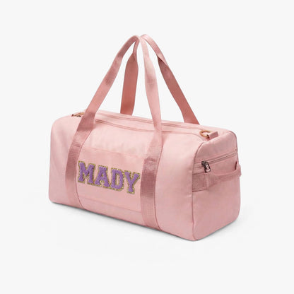 1391.Personalized Custom Letter Embroidery Oxford Duffel Gym Bag