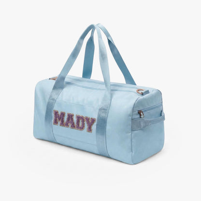 1391.Personalized Custom Letter Embroidery Oxford Duffel Gym Bag