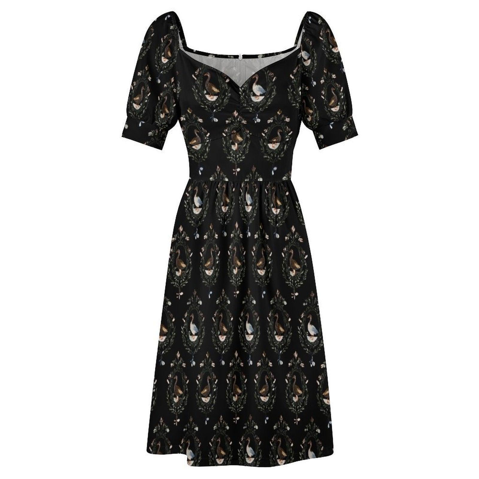 Black Swan Midi Dress