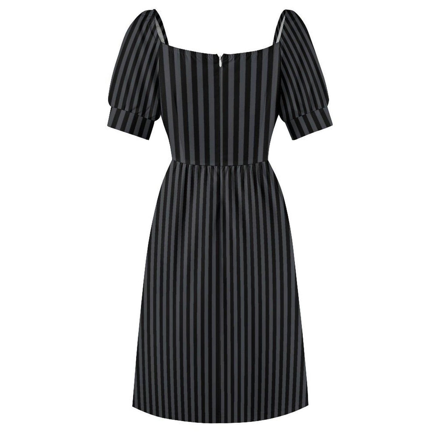 Black Striped Sundress