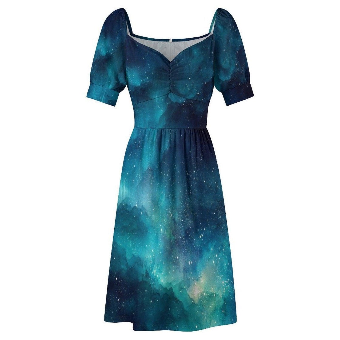 Celestial Galaxy Midi Dress