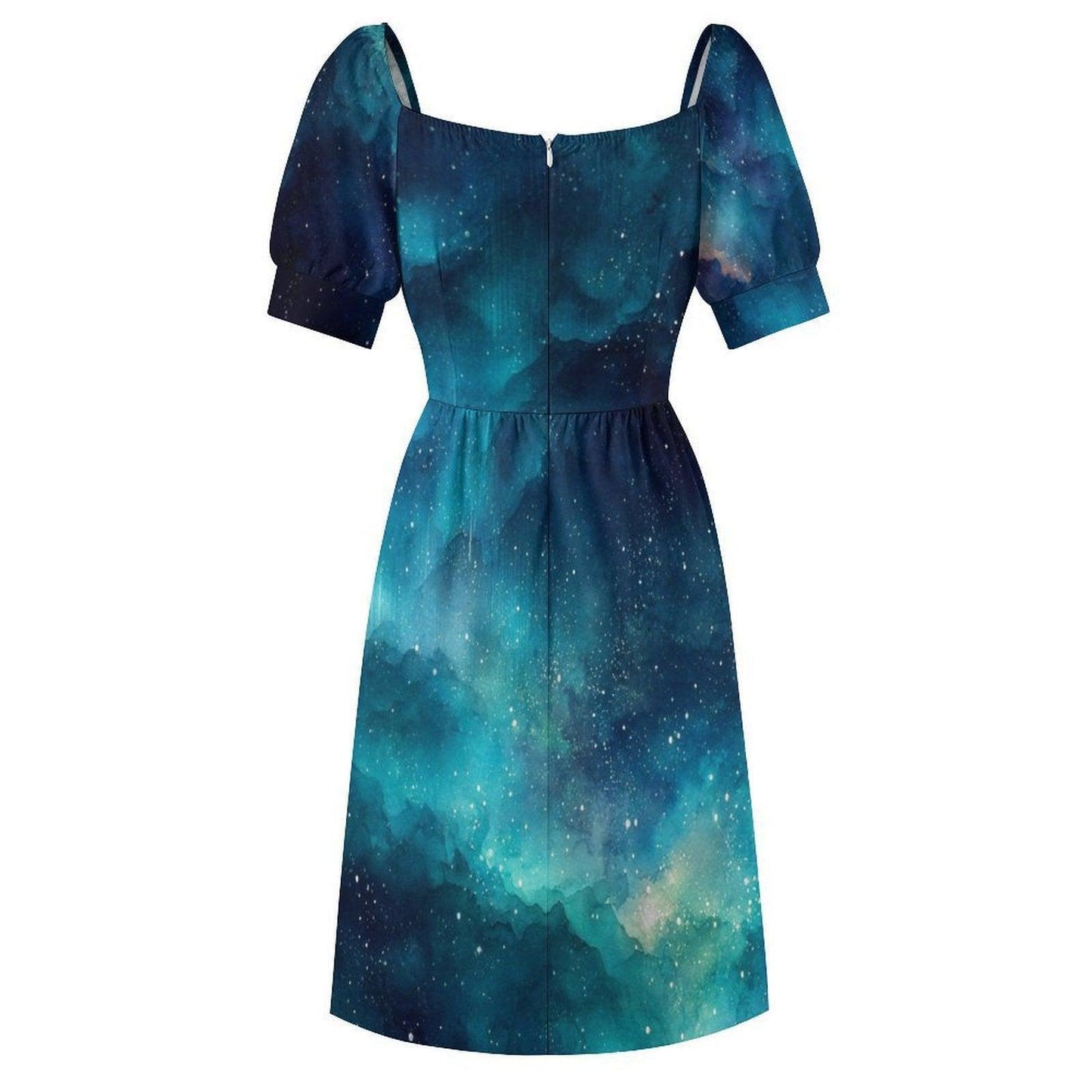 Celestial Galaxy Midi Dress