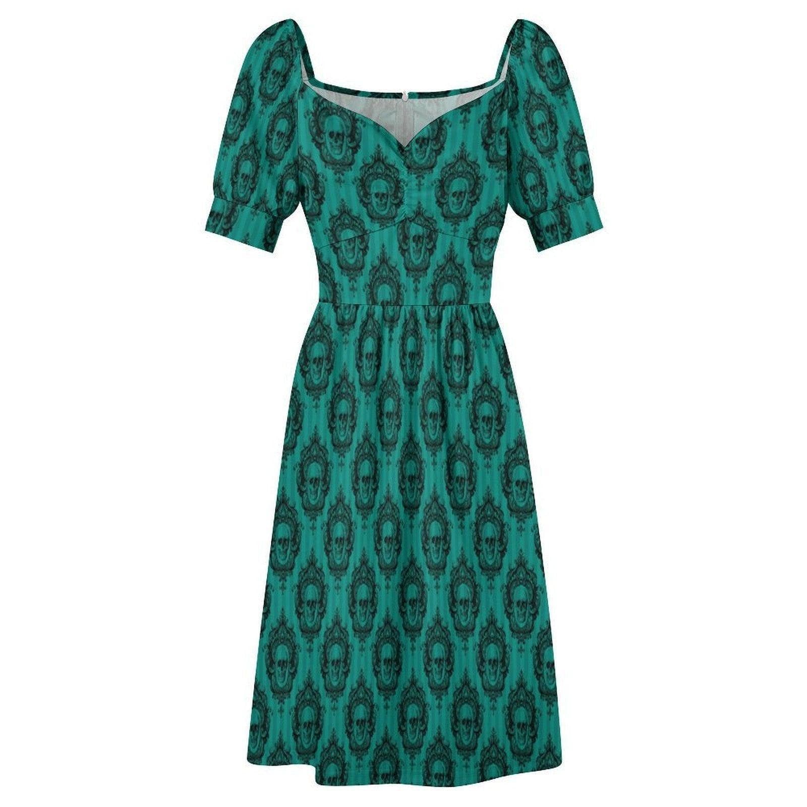 Dark Skull Midi Dress