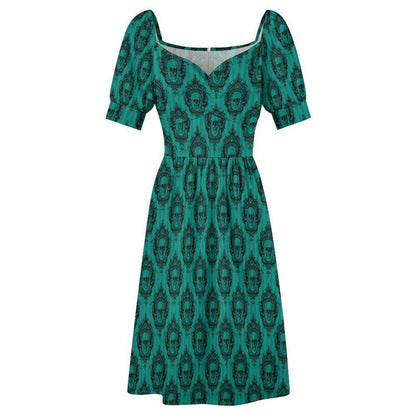 Dark Skull Midi Dress