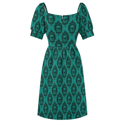 Dark Skull Midi Dress