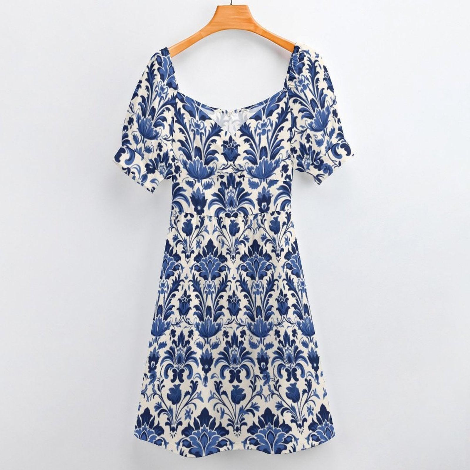 Blue White Porcelain Dress