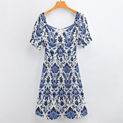 Blue White Porcelain Dress
