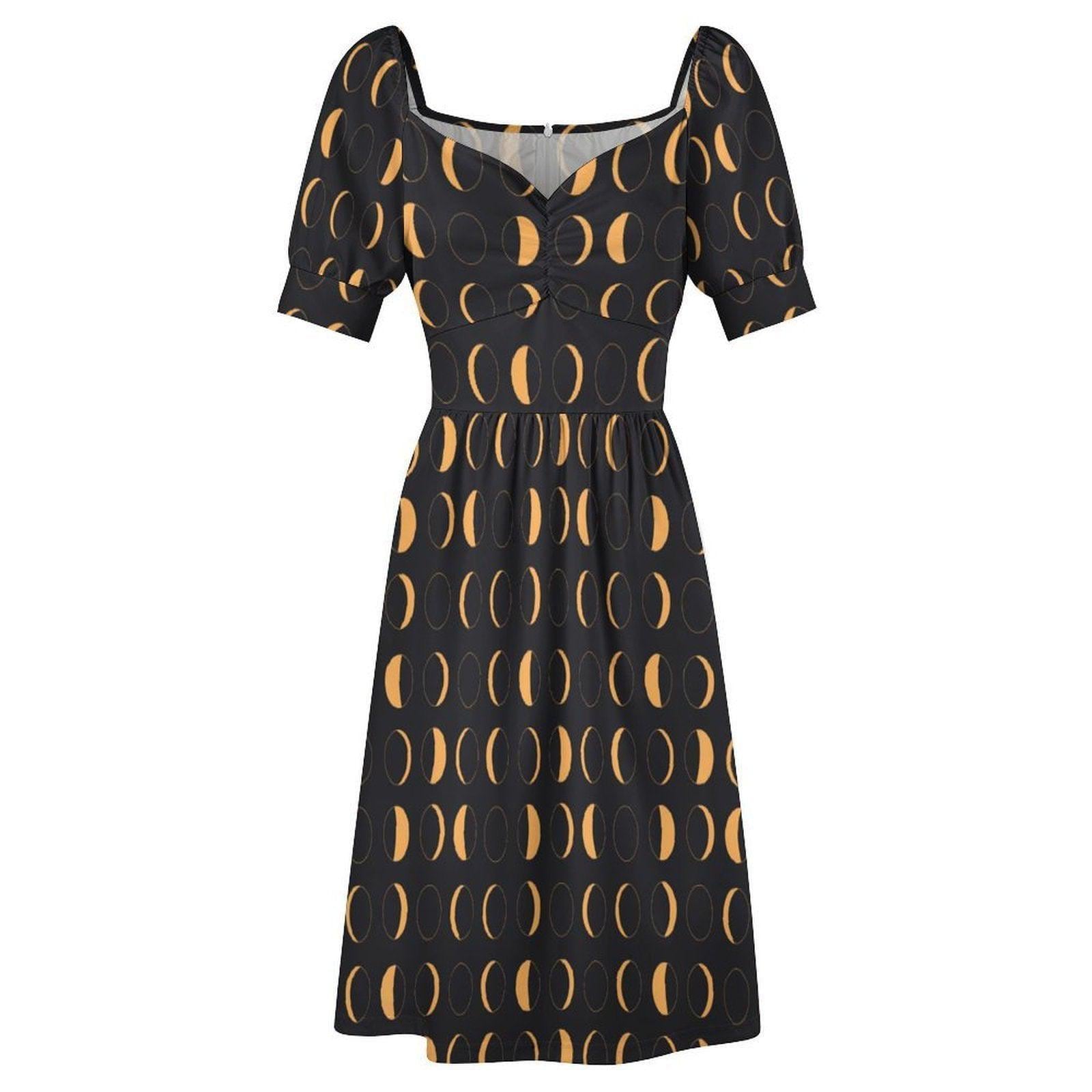 Moon Phase Midi Dress