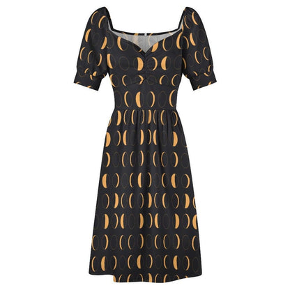 Moon Phase Midi Dress