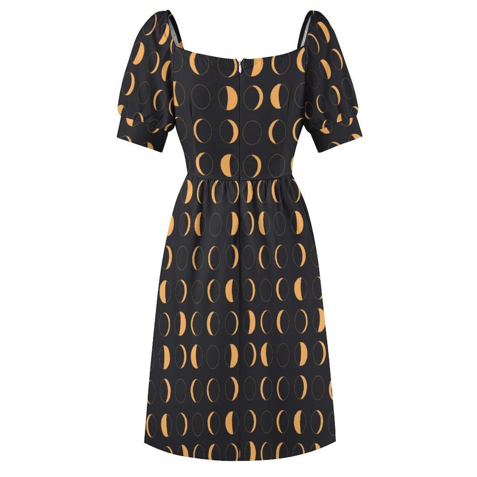 Moon Phase Midi Dress