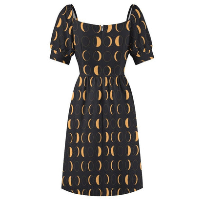 Moon Phase Midi Dress