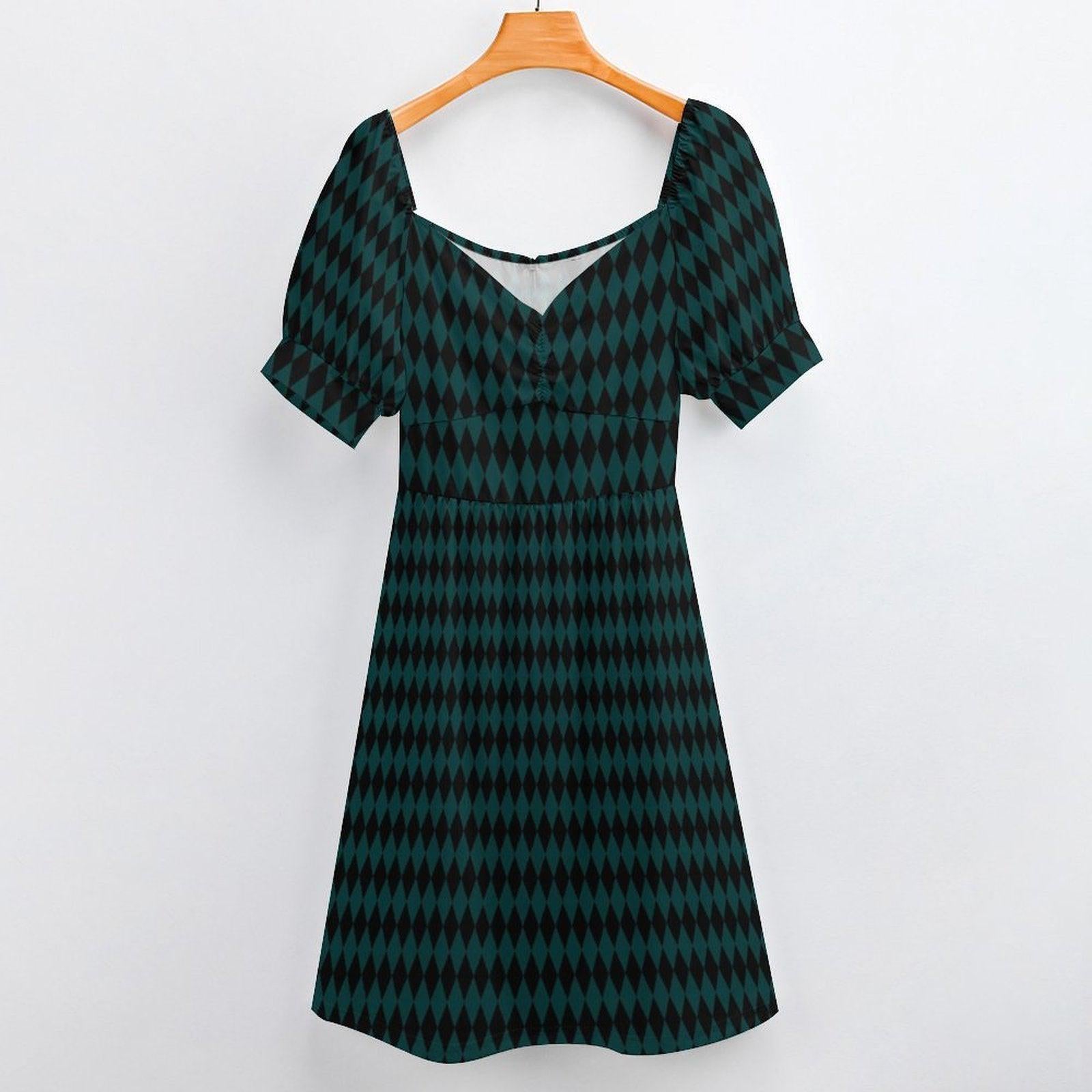 Teal Emerald Midi Dress