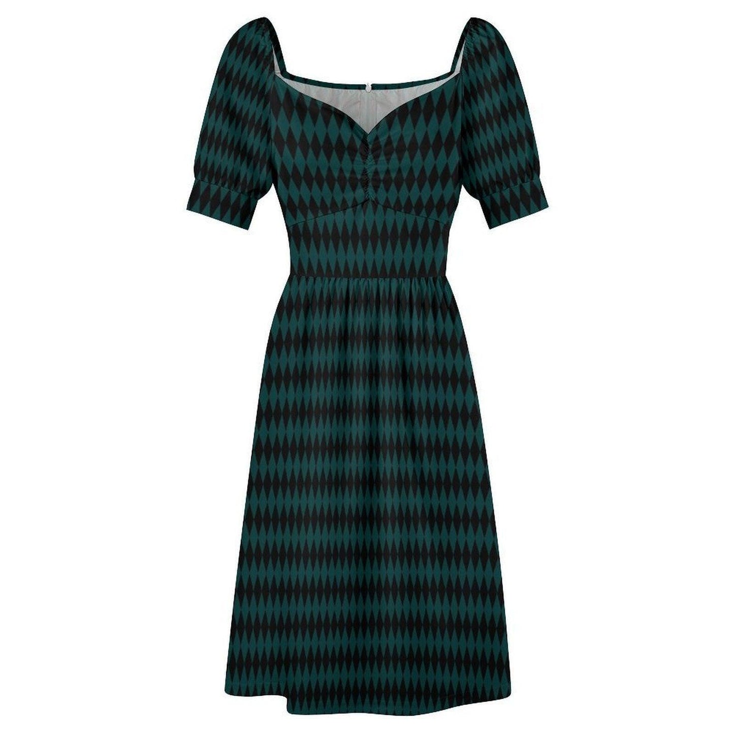 Teal Emerald Midi Dress