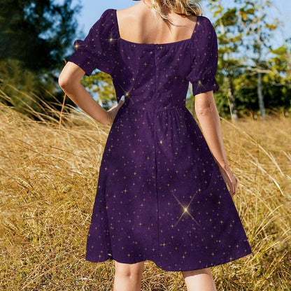 Midnight Argyle Pattern Dress
