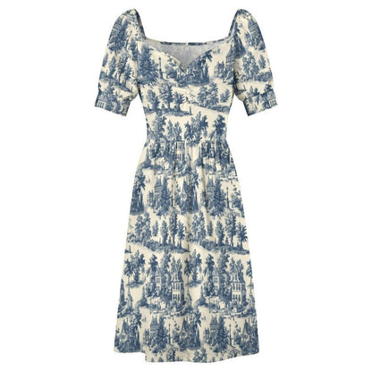 Victorian Cottagecore Midi Dress