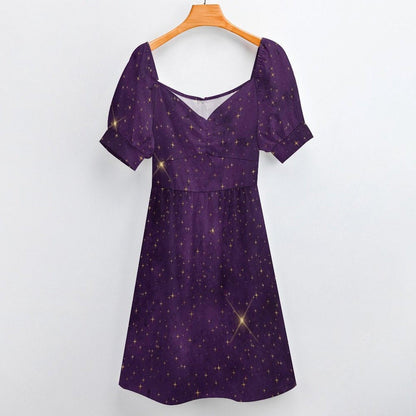 Midnight Argyle Pattern Dress