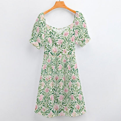 Pink Tulip Botanical Midi Dress