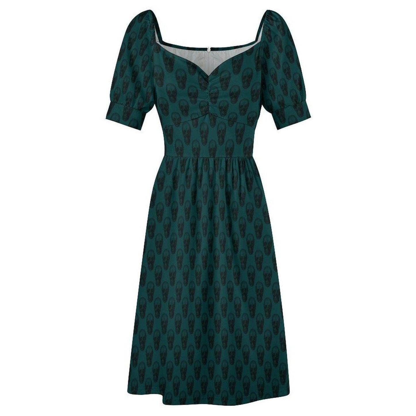 Skull Print Tea Dress