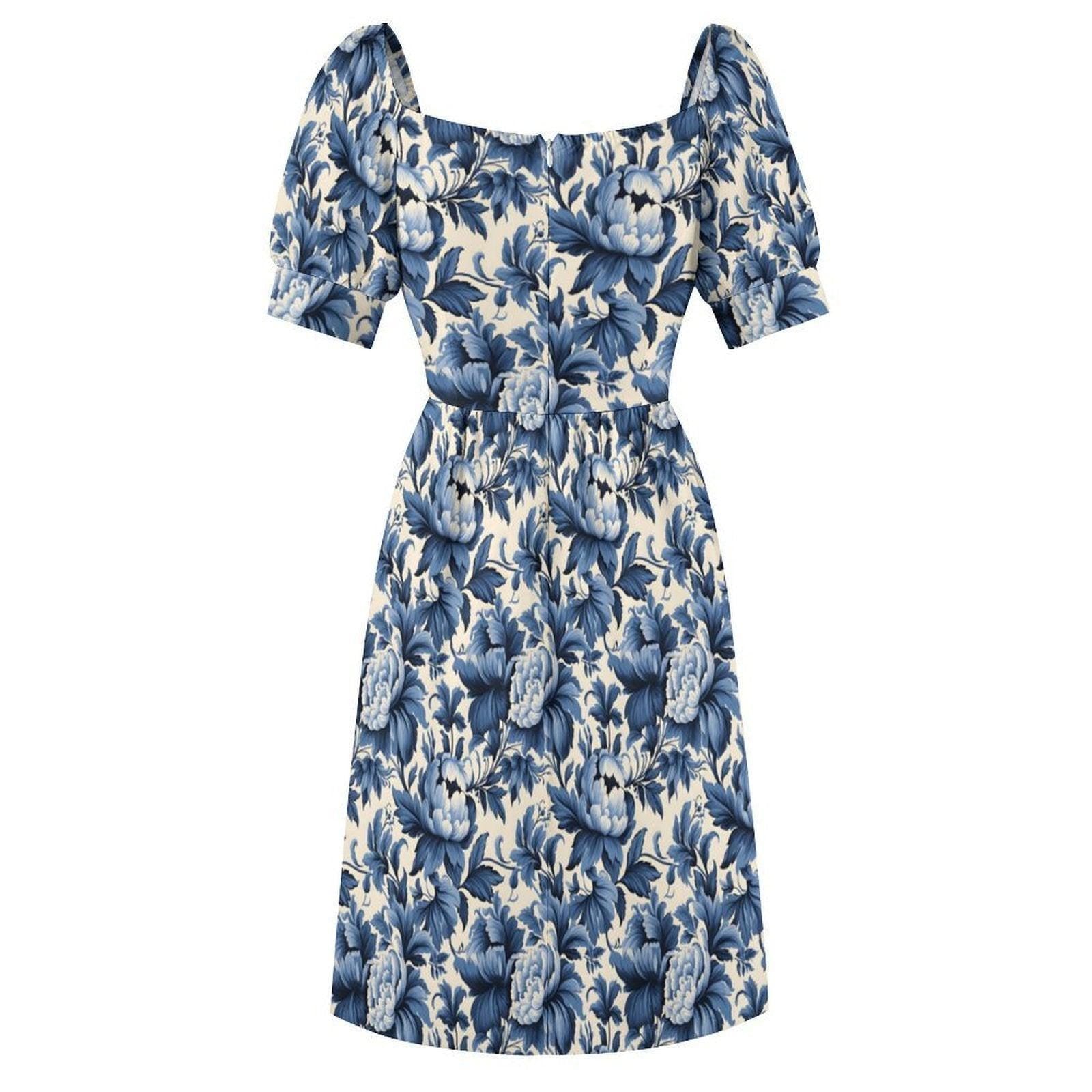 Blue Floral Sundress