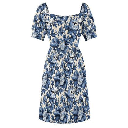 Blue Floral Sundress