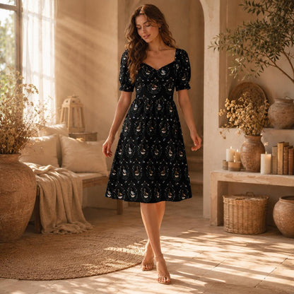 Black Swan Midi Dress