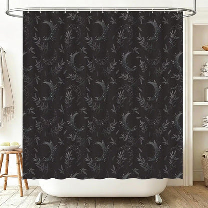 Celestial Floral Bathroom Rug Set, Cosmic Wildflower Bath Mat Trio, Boho Night Sky Decor