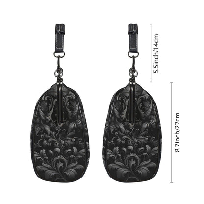 Baroque Black Handbag, Gothic Victorian Purse, Witchy Gift Bag