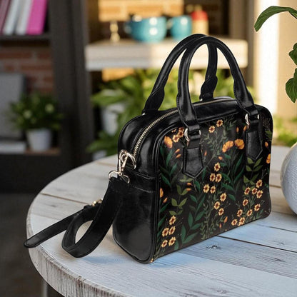 Floral handbag, botanical tote, cottagecore purse