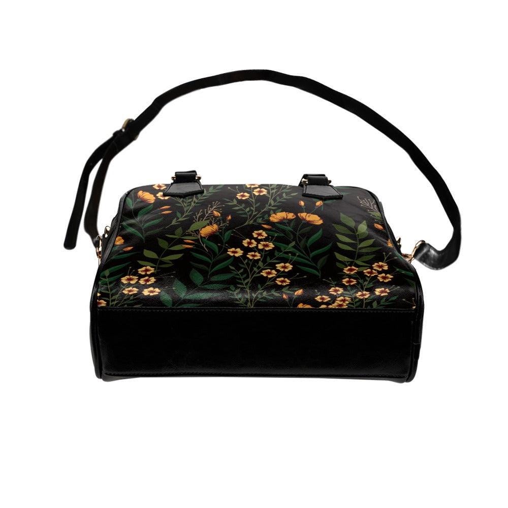 Floral handbag, botanical tote, cottagecore purse