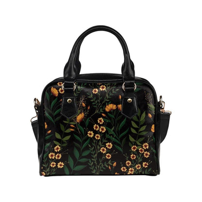 Floral handbag, botanical tote, cottagecore purse