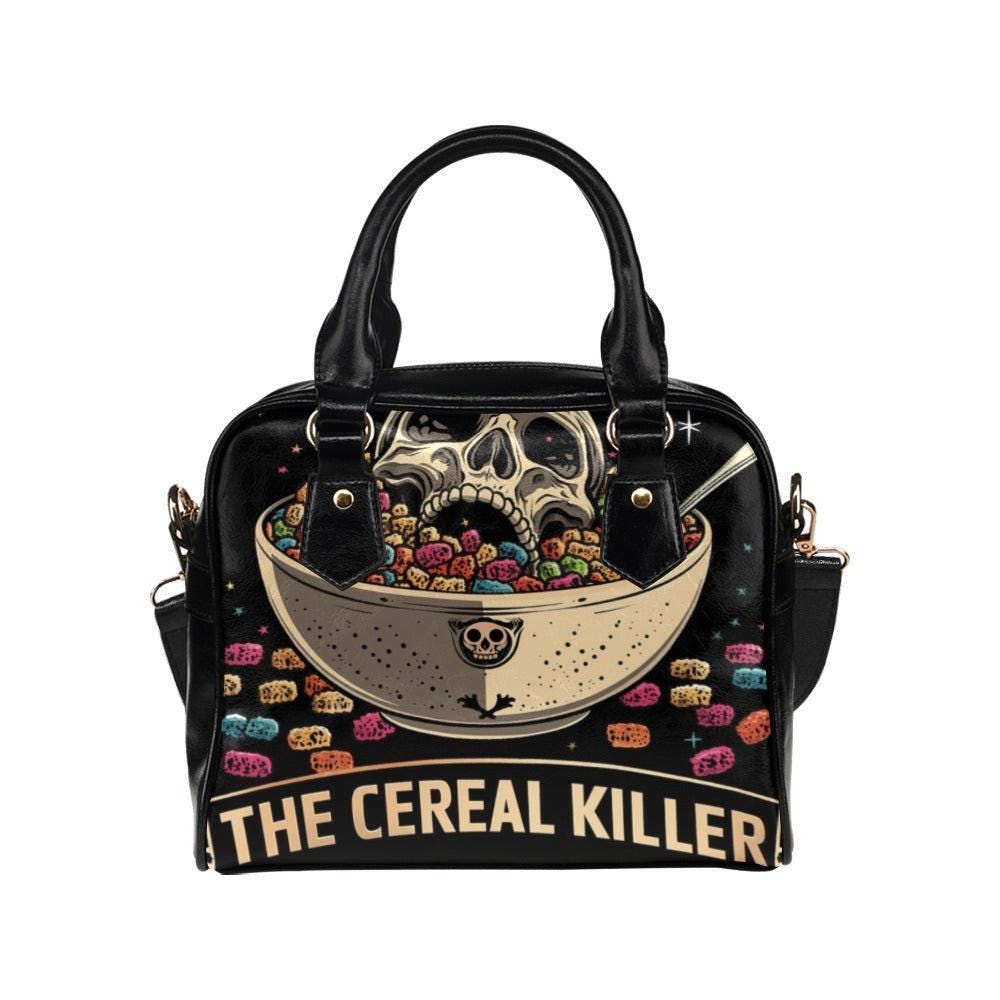 Horror Comedy Purse, Cereal Killer Satchel Bag, Spooky Skull Handbag