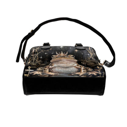 Frog Prince Bag, Fairycore Toad Satchel, Fantasy Handbag for Woodland Style