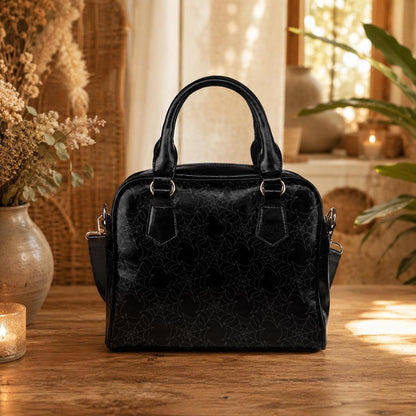 Spiderweb Halloween Handbag, Gothic Satchel Purse, Witchy Gift Idea