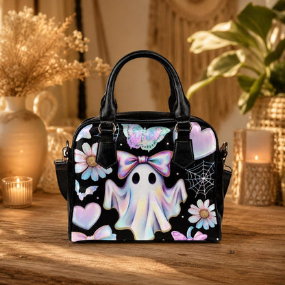 Ghost Purse, Coquette Bow Handbag, Butterfly Satchel Bag