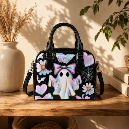 Ghost Purse, Coquette Bow Handbag, Butterfly Satchel Bag