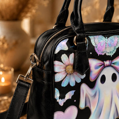 Ghost Purse, Coquette Bow Handbag, Butterfly Satchel Bag