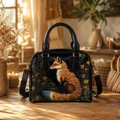 Fox Purse, Woodland Animal Handbag, Cottagecore Tote