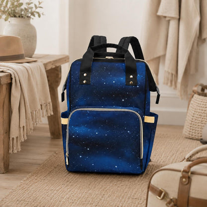 Diaper Bag Backpack, Starry Baby Travel Bag, Galaxy Mom Backpack