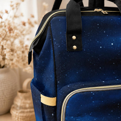 Diaper Bag Backpack, Starry Baby Travel Bag, Galaxy Mom Backpack