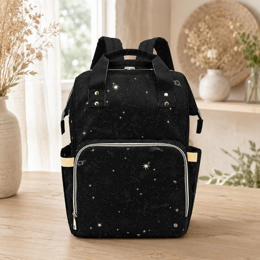 Starry Night Backpack, Celestial Diaper Bag, Witchy Astrology Travel Pack