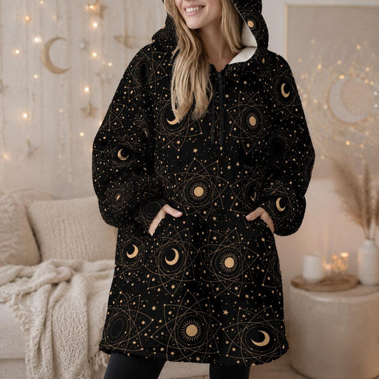 Cat Lover Blanket Hoodie