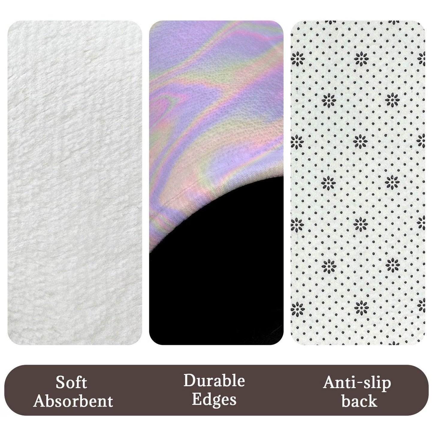 Holographic Shower Curtain, Pastel Abstract Lavender Pink Bath Decor, Y2K Iridescent Accent
